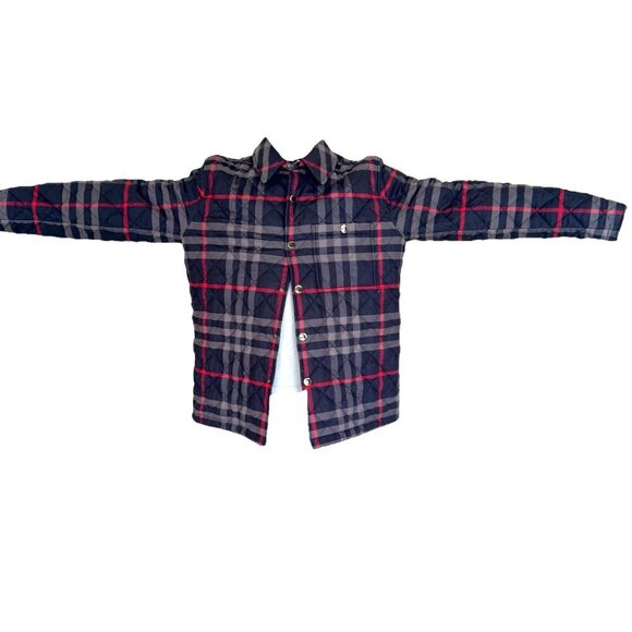 Burberry Forres Men's Navy IP Check Organic Cotton Jacket, Runs large, S, M, L - Picture 10 of 12